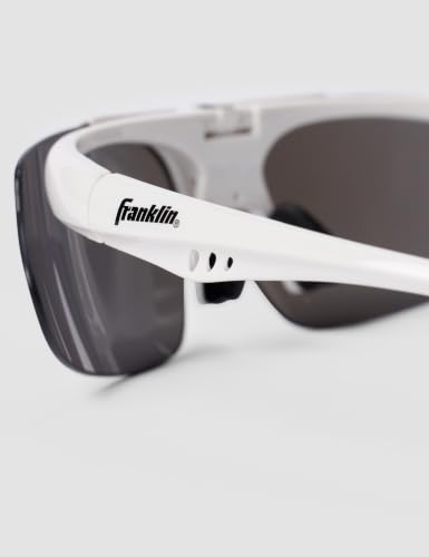 Image of Franklin Sports Baseball + Softball Sunglasses - Men's + Women's Sports Sunglasses - Flip Up Shades + Non Flip Glasses