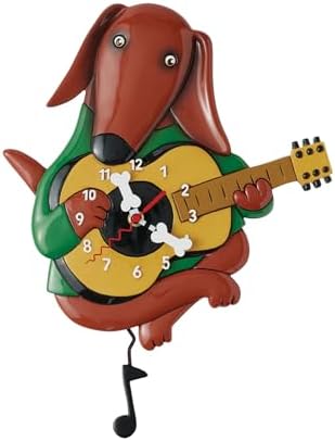 Enesco Allen Designs Barkoustic Dog Playing the Guitar Sculpted P...