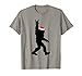 Funny Bigfoot Christmas Rock On for Santa Believer T-Shirt