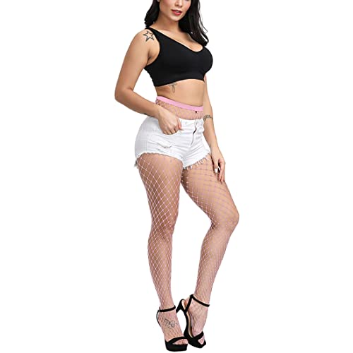 Image of AOUN&HOUN Fishnet Stockings for Women Thigh High Stockings Pantyhose High Waist Sexy Fishnet Tights