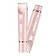 Bikini Trimmer für Frauen - Dual Head Wasserdichter Haarentfernungsrasierer, schmerzfreies Trimmen für den privaten Bereich, wiederaufladbares & ergonomisches Design (Rosa)