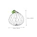Happyyami 2pcs Break Resistance Steel Wire Mesh Crab Catching Cage Bait Pin Counterweight for Efficient Crabbing
