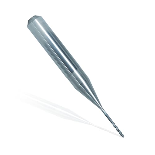 Image of Diamond-Coated Milling Bur 1mm - Compatible with ZIRKONZAHN M1 CAD /CAM Systems for Zirconia, 3-Flute Ball Endmill, 6mm Shank, Long Life
