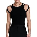 Vêtement polyvalent pour les soirées et les clubs : Parfait pour les sorties nocturnes, les festivals, les concerts ou les soirées à thème – portez ce débardeur pour homme seul ou en superposition pour un look décontracté et tendance qui se démarque des débardeurs classiques pour homme, des débardeurs pour homme classiques ou des débardeurs slim pour homme.