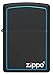 Produktbild Zippo Sturmfeuerzeug - Classic Black & Blue - Black Matt Finish, Color Image - Nachfüllbar - Wiederverwendbar - Windfestes Design - Geschenkbox - Made in USA