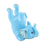 [Conception d'éléphant Unique] l'adorable éléphant en résine ajoute une touche décorative à n'importe quel bureau, table de nuit ou commode.