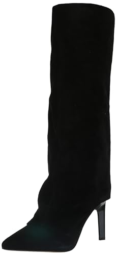 Jessica Simpson Womens Faux Leather Zipper Knee-High Boots