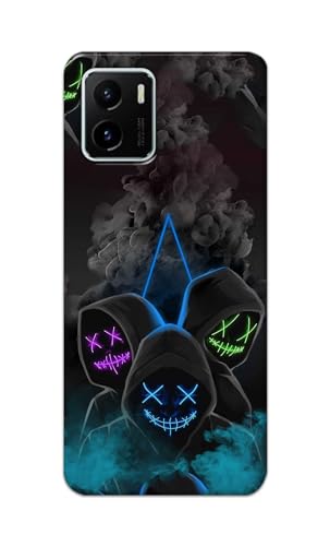 Image of PRINTFIDAA Printed Hard Back Cover Case for Vivo Y15S | Vivo Y15C | Vivo Y15A | Vivo Y01 | Vivo Y01A Back Cover (Mask Man) -112