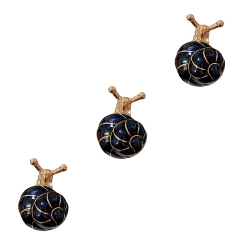 Broche de caracola marina LIFKOME de esmalte para chaquetas y mochilas