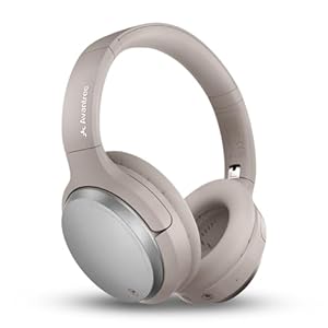 Avantree Eon B – Bluetooth Active Noise-Cancelling Headphones with Ambient & EQ Modes, 45hr Playtime, Deep Bass, Dual Link, and Roomy Earpads, Wired & Wireless Over-Ear Headphones for Big Heads