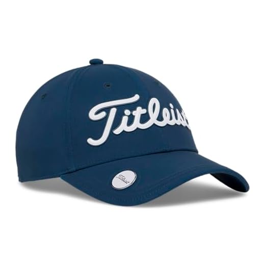 Titleist Women's Players Performance Ball Marker, Monterey/White, Adjustable