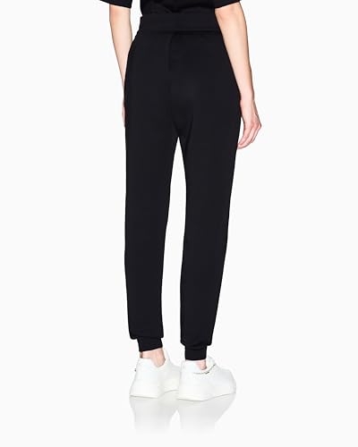 A|X Armani Exchange Para Mujer. XW000824AF10818UC001 PantalóN Joggers Small Logo Negro (Xs), AlgodóN, CláSico - 4