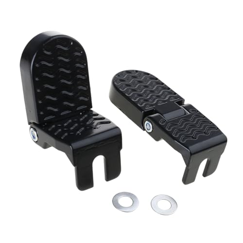 Aluminium Alloy Folding Bike Peg Nonslip Bike Footrest Electric Bicycles Rear Pedal Bike Rear Wheel Folding Pedal