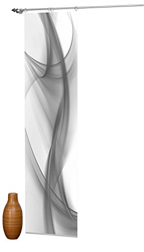 Clifton Tenda a Pannello Poliestere Grigio 245 x 60 cm