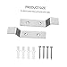 SOLUSTRE 2sets Urinal Wall Mount Support Boys Urinal Hanger Stainless Steel Bracket Installation Tools