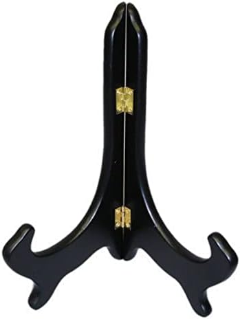 TRIPAR 7 Inch Wooden Plate Display Stand Picture Easel Stand