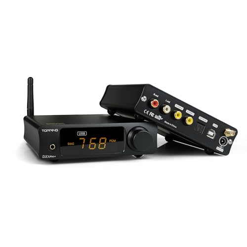 Topping DX3 Pro+ — ES9038Q2M · BT · Optique · Coaxial · ≈ 199 €