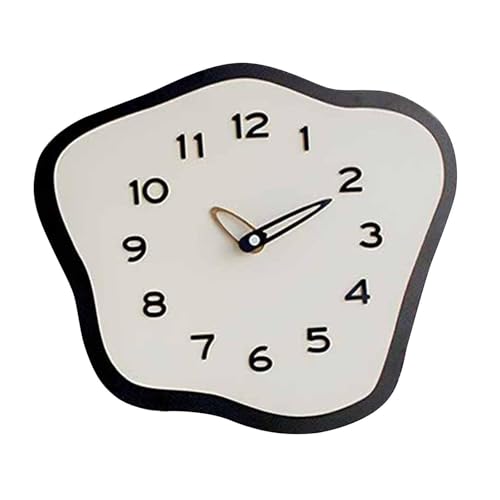 Reloj de pared de acrílico blanco con diseño sofisticado para la decoración de interiores 4