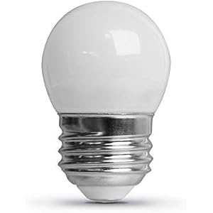 Feit Electric BP71/2S/W/LED/6 0.6W 7.5W Equivalent Dimmable 30 Lumen E26 Base Frost LED S11 Specialty Light Bulb 2.2 H x