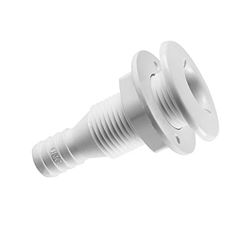 XLBH Osprzęt morski do łodzi przez kadłub złącze montażowe/odpływ 3/4" ~ 1-1/2 sporty wodne (kolor: 5 8")