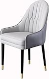 Sillas para sala de estar: el respaldo curvo tiene un diseño ergonómico. Esponja cómoda alrededor del marco y el respaldo, lo que te hace sentir relajado mientras te apoyas en él. El respaldo elástico siempre protege tu espalda, incluso cuando estás sentado durante mucho tiempo, no hay sensación de fatiga.