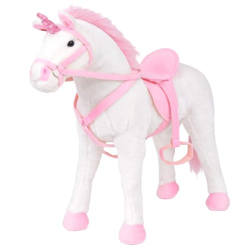Preisvergleich Produktbild vidaXL Plüschtier Stehend Einhorn XXL Plüschspielzeug Stofftier Kuscheltier