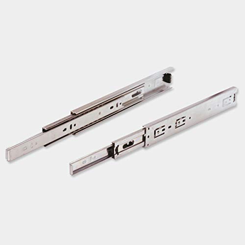 Drawer Slides Telescopic Ebco Brand ( 20 inches/ 500mm) Black full extension 35 Kg weight Capacity ( one set for one drawer) (B01MS255S5) Amazon Price History, Amazon Price Tracker