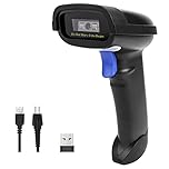NETUM NT-1228BC Bluetooth CCD Barcode Scanner Handheld USB Wireless Bluetooth Wired 1D Barcodes Imager for Mobile Payment Computer Screen Scan Support IOS & Android