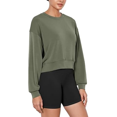 ODODOS Modal Soft Long Sleeve Sweatshirt Cover