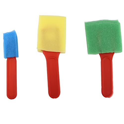 Conjunto de pincéis de esponja, 30 peças/conjunto de kit de pintura para crianças e entusiastas