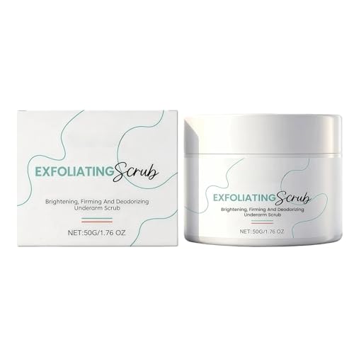 Exfoliante Corporal para Manchas Oscuras y Pelo Encarnado - Tratamiento Exfoliante de Azúcar para Área Bikini y Axilas - Aclara, Calma y Unifica el Tono de la Piel (50G)