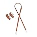 Produktbild HUAJINGKEJI Modische Taschen, Schulterriemen, PU-Leder, Ersatzgürtel, verstellbarer Taschengurt, Handtaschen-Ersatzriemen für Knödel, Crossbody-Tasche, Cognac-Farbe, Size reference picture