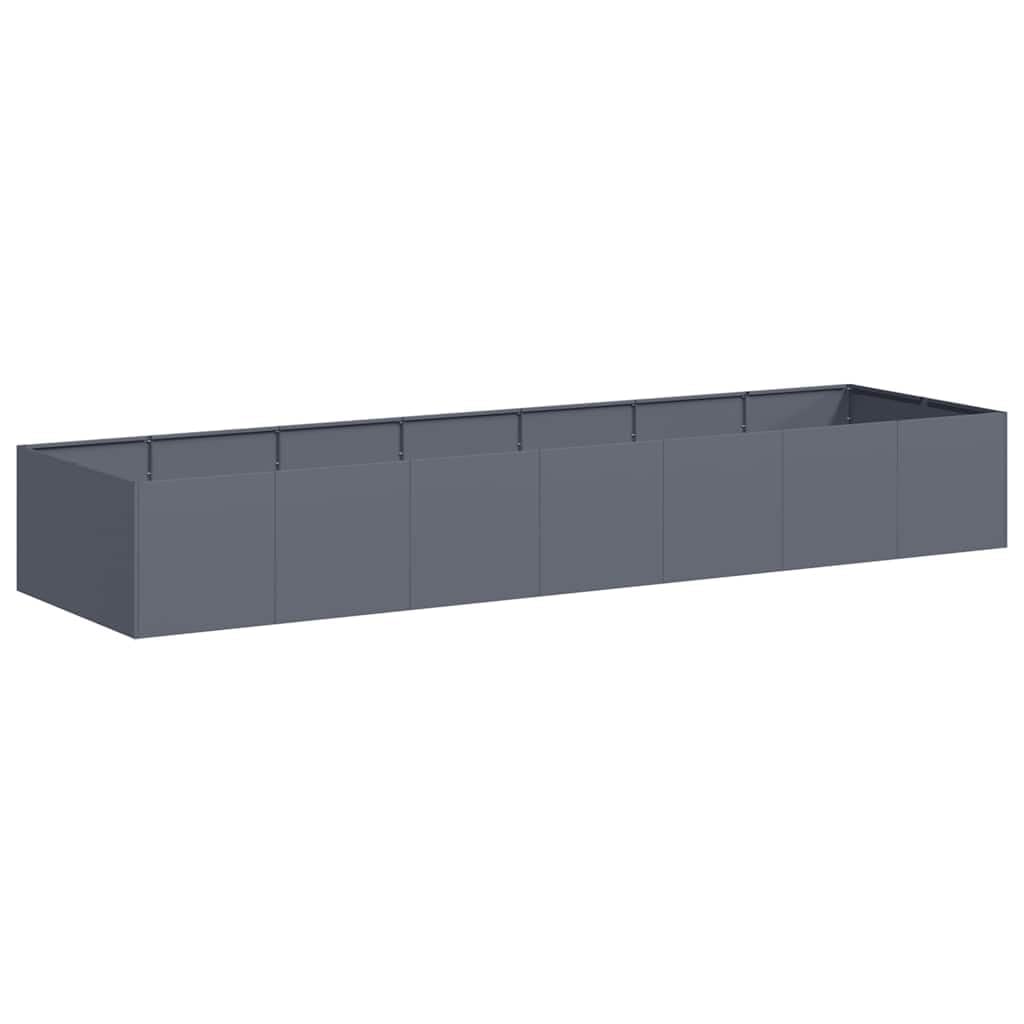 vidaXL Planter Anthracite 280x80x40 cm Steel, plant pot, plant stand, raise bed, planter stand, plant tray, garden planter, outdoor planter