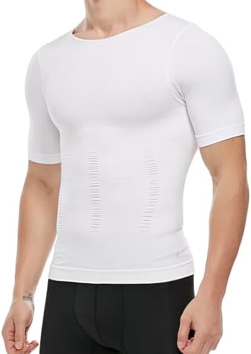 Men's Compression Shirt Undershirt Slimming Tank Top Workout Vest Abs Abdomen Slim Body Shaper