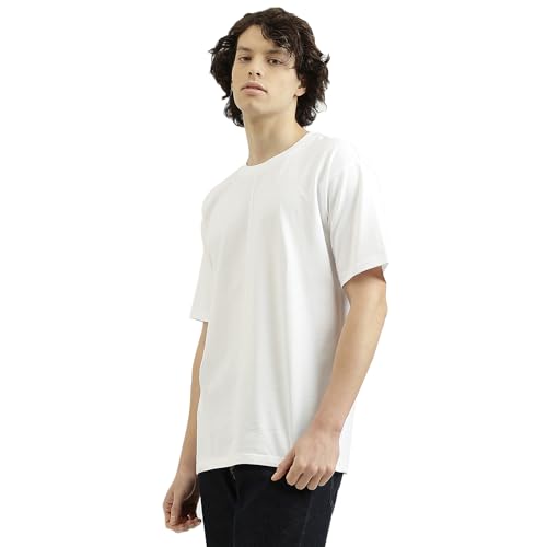 Image of UNITED COLORS OF BENETTON Men's Solid Boxy T-Shirt