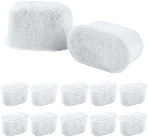 12-Pack Water Filter Refill Cartridges for Keurig 1.0 and 2.0 Coffee Makers, Replacement Charcoal Water Filter Cartridges Compatible with all Keurig Coffee Machine Reservoir Filter Holder