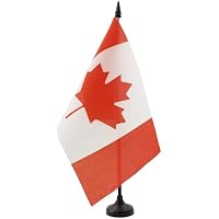 BANDERA de MESA de CANADÁ 21x14cm - BANDERINA de DESPACHO