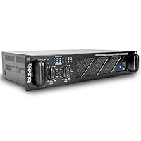 Ibiza AMP800-MKII Professioneller PA-Verstärker 2x600 W – 19-Zoll-Rack-montierbarer Stereo-Leistungsverstärker mit Cinch-/Klinken-Eingängen, Speakon-/Klemmenblock-Ausgängen und elektronischem Schutz