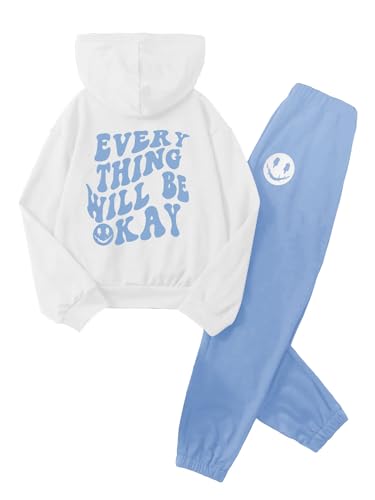 SOLY HUX Girl's 2 Piece Sweatsuit Outfit Set