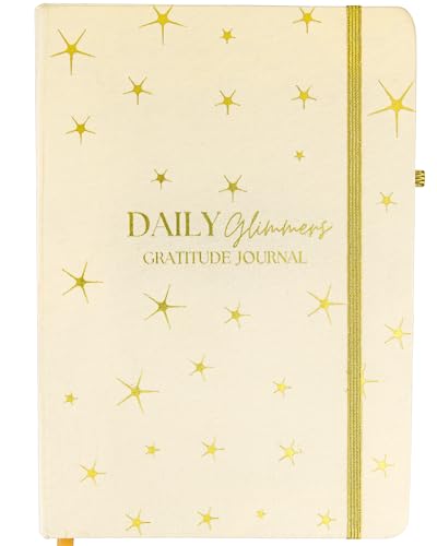 The Daily Glimmers Gratitude Journal - A 5 Minute Journal With Prompts For Self Care And Gratitude - Affirmation & Mindfulness Journal To Feel Better Everyday - Self Help & Goals Journal
