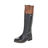 Ajuste: medio Remonte R6581, Botas Altas Mujer, Black/Brown 02, 36 EU
