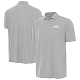 Antigua Men's Gray Los Angeles Chargers Era Polo