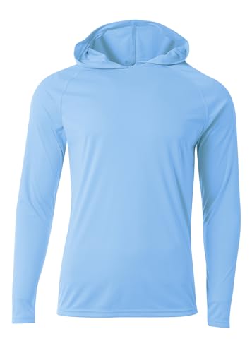 A4 NB3409 Youth Cooling Lightweight Hoodie Performance Long Sleeve Hooded Tee