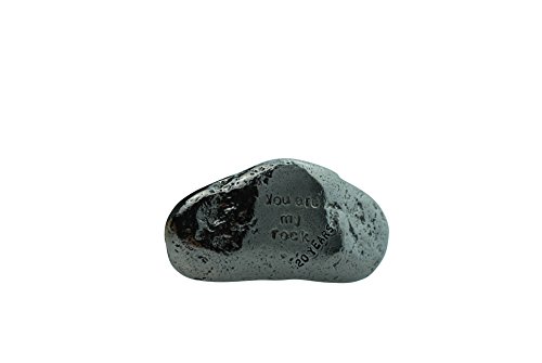 Pirantin 20Th Anniversary You Are My Rock Gift Idea - Solid Metal Heavy Polished Rock Gift For 20 Year Anniversary #TOP5