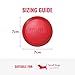 KONG Flyer - Durable Dog Toy for Outdoor Playtime - Natural Rubber Flying Disc, Dog Toy for Fetch - Safer Disc for Healthy Activity - for Small Dogs