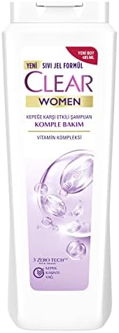 Clear Women Kepeğe Karşı Etkili Şampuan Komple Bakım Vitamin Kompleksi 485 ml