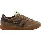 Doublure en cuir Gola Homme Cyclone Basket, Tabac/Marron foncé/Gomme, 42 EU