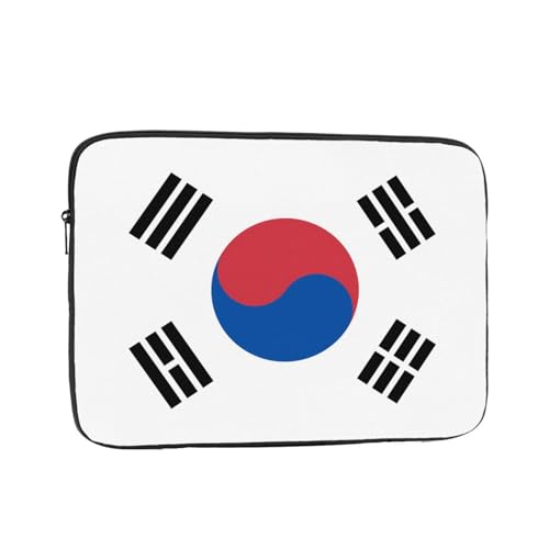 Flag Of Republic Of Korea Laptop Sleeve Case 17 Inch Suitable For Notebook Computer Tablet Traveling Carrying Simple Case