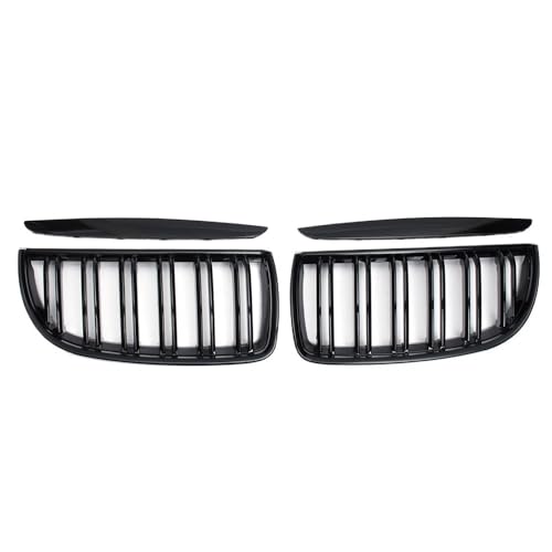 Rejillas delanteras de riñón para coche Serie 3 E90 E91 320i 328i 335i 2005-2008 con párpados