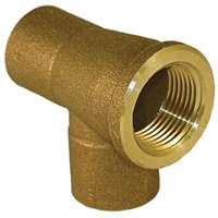 Elkhart10151190 Lead-free Brass Tee, Cxfxc, 1/2"